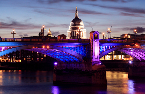 Southwark Bridge and St Pauls